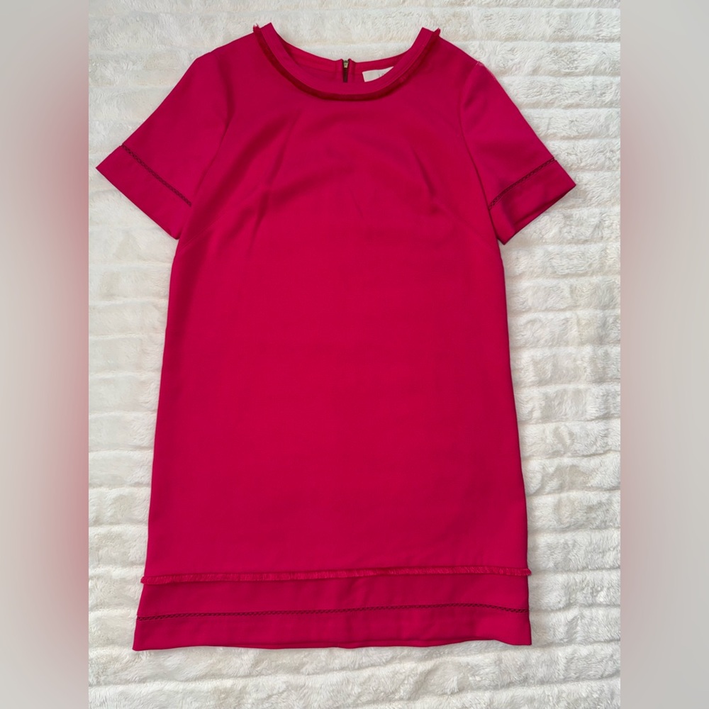 LOFT Fuchsia Short Sleeve Dress